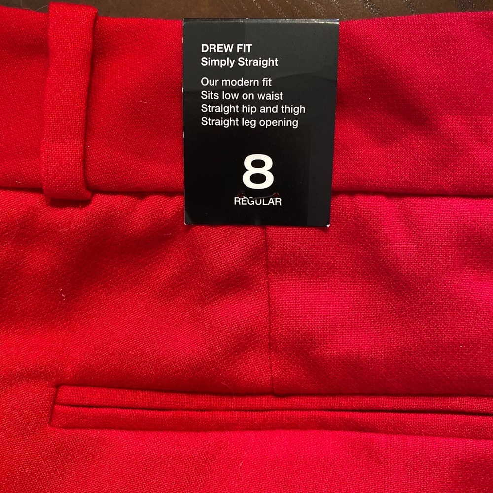 NWT The Limited Drew fit, straight-leg Pant Size 8